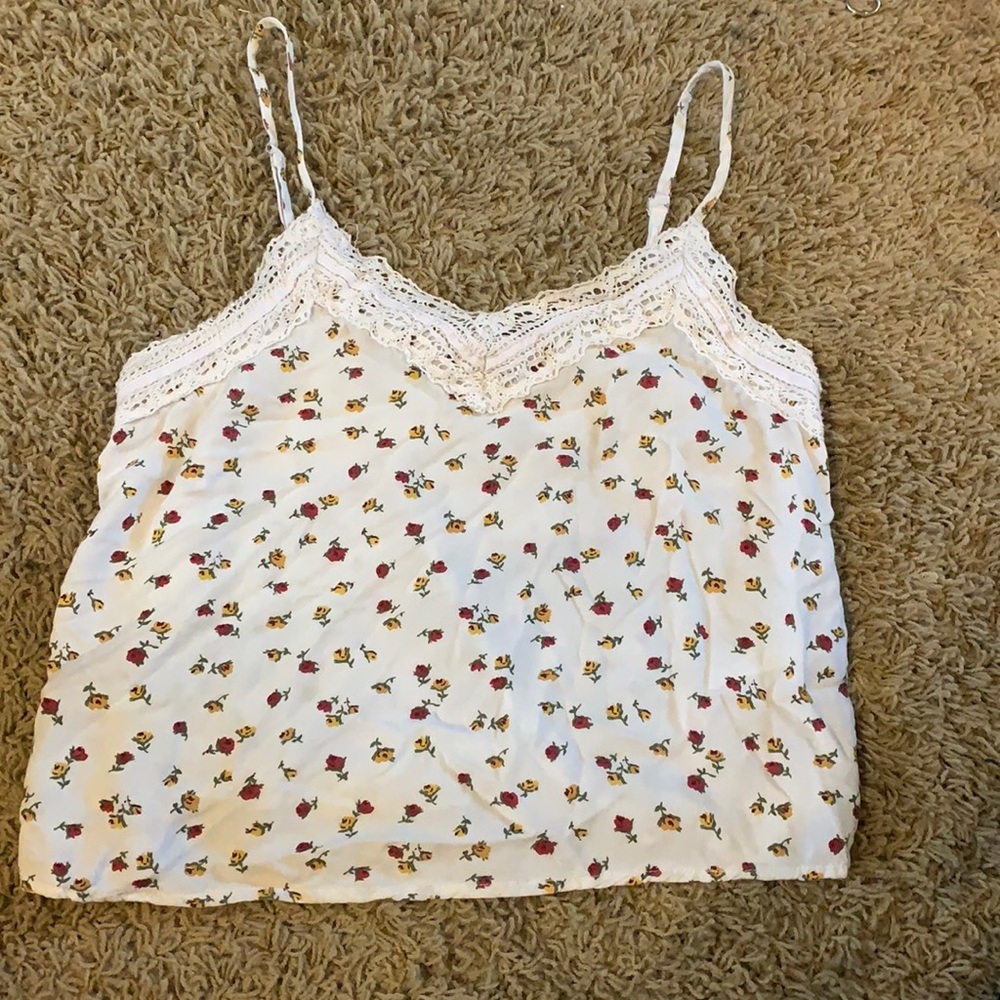 Hollister Floral Lace Cami